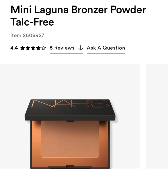 NARS Bundle Bronzer Laguna Powder / Rigel Eyeshadow,  free Bobbi brown palette - Picture 5 of 16